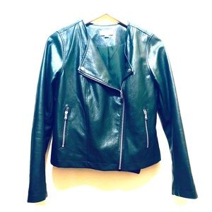 Ann Taylor LOFT Faux Leather Moto Jacket